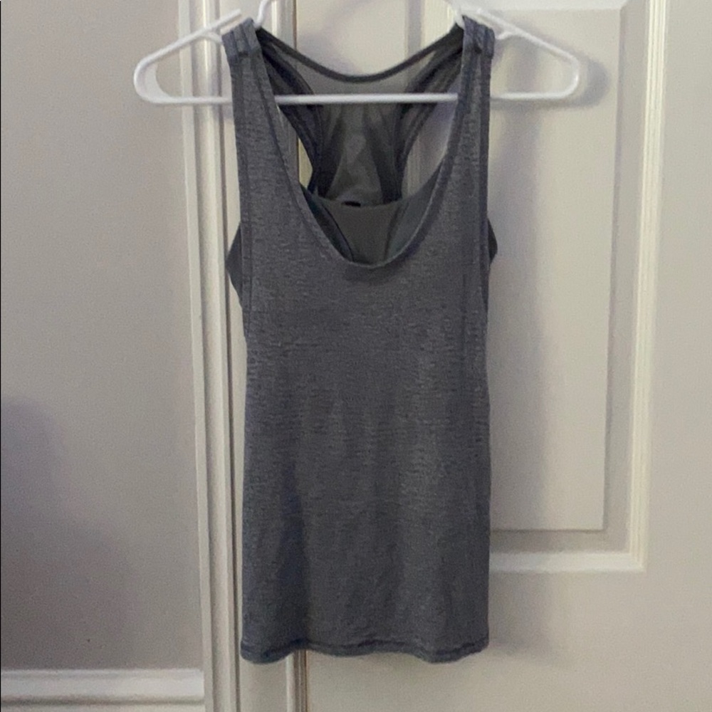 grey size 4 lululemon tank top